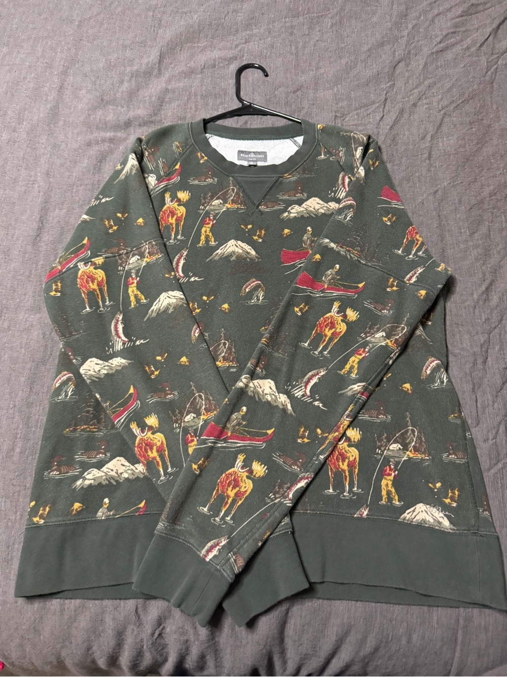 Early 2000s Eddie Bower Flyfishers Crewneck